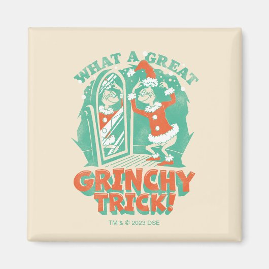 Aimant Dr Seuss | Quelle belle petite queue de Grinchy ! (Devant)