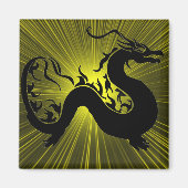 Aimant Dragon asiatique (Devant)