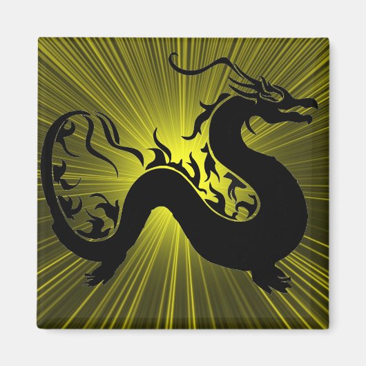 Aimant Dragon asiatique (Devant)