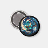 Aimant Dragon Bibliophile, Tee-Shirt Lecture au Clair de (Recto/Verso)