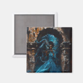 Aimant Dragon bleu (Recto/Verso)