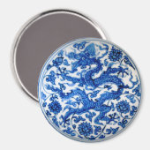 Aimant Dragon bleu (Recto/Verso)