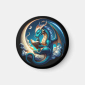 Aimant Dragon Bookworm, Moonlight Reading Tee (Devant)