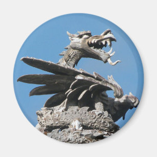 Aimant Dragon, City Hall Cardiff, Pays de Galles, Royaume