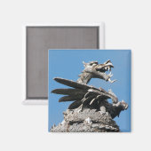 Aimant Dragon, City Hall Cardiff, Pays de Galles, Royaume (Recto/Verso)