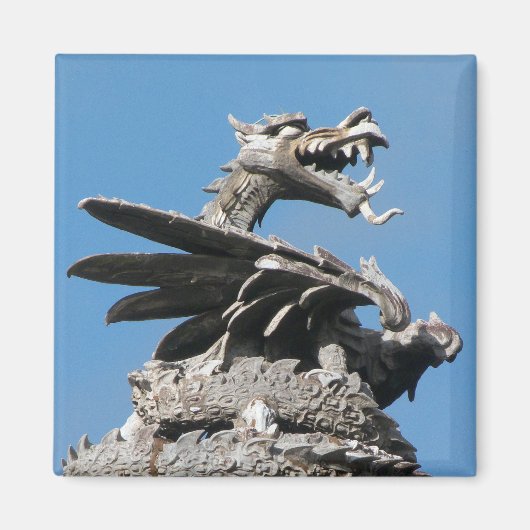 Aimant Dragon, City Hall Cardiff, Pays de Galles, Royaume (Devant)