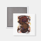 Aimant Dragon (conception de signature) (Recto/Verso)
