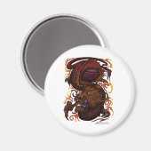 Aimant Dragon (conception de signature) (Recto/Verso)