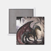 Aimant Dragon Dans La Grotte (Recto/Verso)