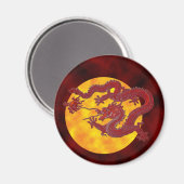 Aimant Dragon de cire rouge (Recto/Verso)