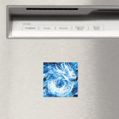 Aimant Dragon de Mosaïque Ciel Bleu (In Situ (Lave-vaisselle))