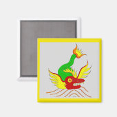 Aimant dragon effrayant (Recto/Verso)