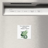 Aimant Dragon et sa colère Shakespeare King Lear Dessin (In Situ (Lave-vaisselle))