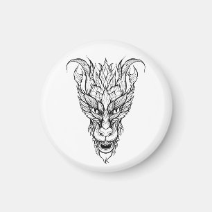 Aimant Dragon feuille