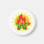 Aimant Dragon flamboyant (Devant)