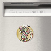 Aimant Dragon Geisha (In Situ (Lave-vaisselle))