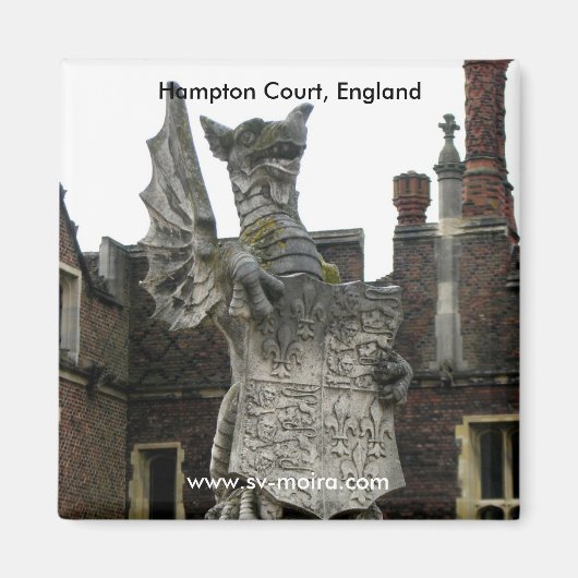 Aimant Dragon, Hampton Court, Angleterre (Devant)