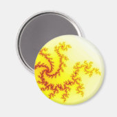 Aimant Dragon Jaune (Recto/Verso)