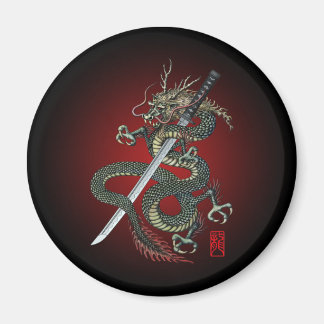 Aimant Dragon katana