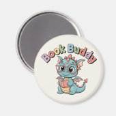 Aimant Dragon Lecteur Book Buddy Pastel (Recto/Verso)