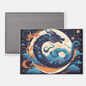 aimant dragon lunaire (Recto/Verso)