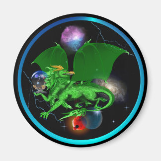Aimant Dragon-Magnets de l'univers vert