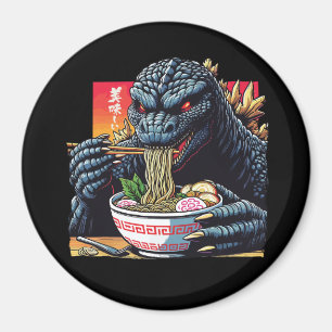 Aimant Dragon mangeant des ramen