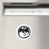 Aimant Dragon Noir (In Situ (Lave-vaisselle))