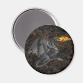 Aimant Dragon qui respire le feu (Recto/Verso)