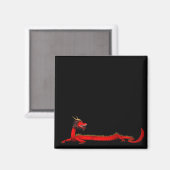 Aimant Dragon rouge (Recto/Verso)