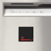 Aimant Dragon rouge (In Situ (Lave-vaisselle))