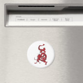 Aimant Dragon Rouge - Année du Dragon (In Situ (Lave-vaisselle))