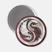 Aimant Dragon Yin Yang (Recto/Verso)