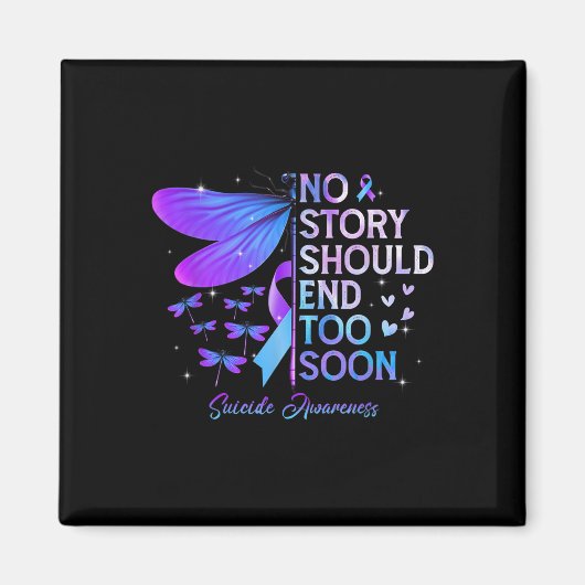 Aimant Dragonfly Aucune Histoire Ne Devrait Pas Finir Tro (Devant)