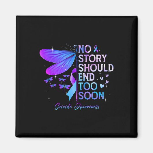 Aimant Dragonfly Aucune Histoire Ne Devrait Pas Finir Tro (Devant)