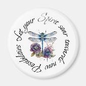 Aimant Dragonfly - esprit de nouvelles possibilités (Devant)