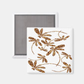 Aimant Dragonfly Frenzy Gold (Recto/Verso)