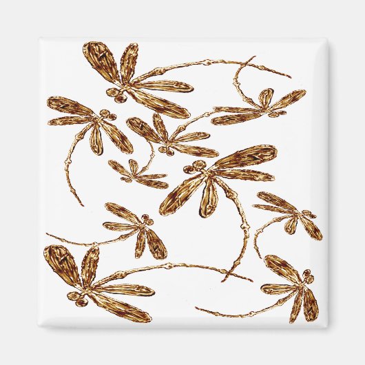Aimant Dragonfly Frenzy Gold (Devant)