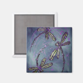 Aimant Dragonfly Purple Night Flit (Recto/Verso)