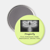Aimant Dragonfly Totem Animal Spirit Signification (Recto/Verso)