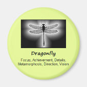 Aimant Dragonfly Totem Animal Spirit Signification (Devant)