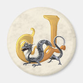 Aimant Dragonlore Initial J (Devant)