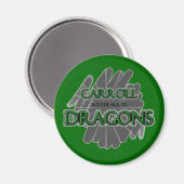 Aimant Dragons de Carroll de Southlake - Southlake, TX (Recto/Verso)