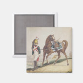 Aimant Dragons de l'armée impériale française (Recto/Verso)