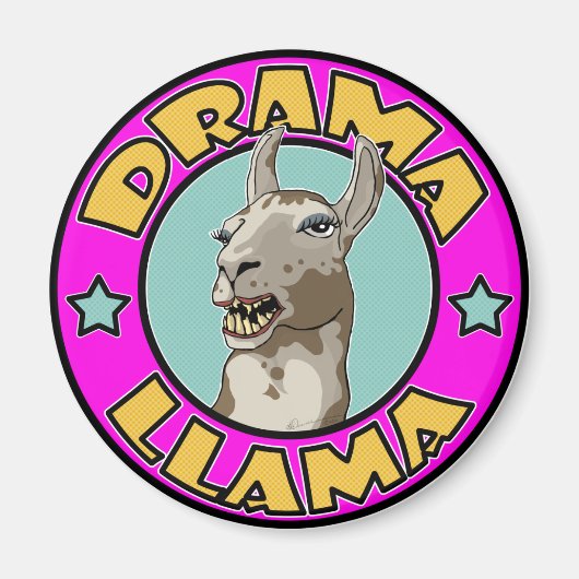 Aimant Drama Llama (Devant)