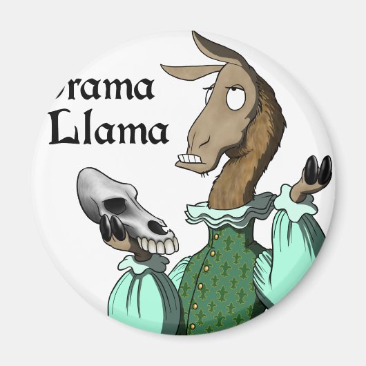 Aimant Drama Llama (Devant)
