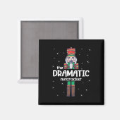 Aimant Dramatic Nutcracker Family Matching Funny Gift Paj (Recto/Verso)