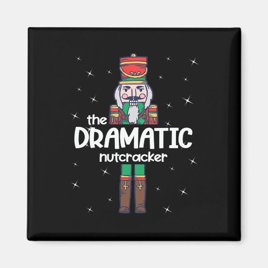 Aimant Dramatic Nutcracker Family Matching Funny Gift Paj (Devant)