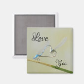 Aimant Drangonflies amoureux (Recto/Verso)