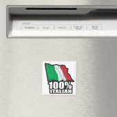 Aimant Drapeau 100% Italien—Agitation (In Situ (Lave-vaisselle))